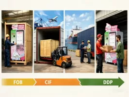 Global Shipping: una guía logística para la importación de grandes máquinas de helado de China